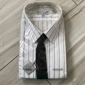 Marquis Mens Dress Shirt - BRAND NEW IN BAG - 16.5 34/35